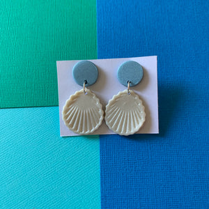Mermaid Shell Earrings Small